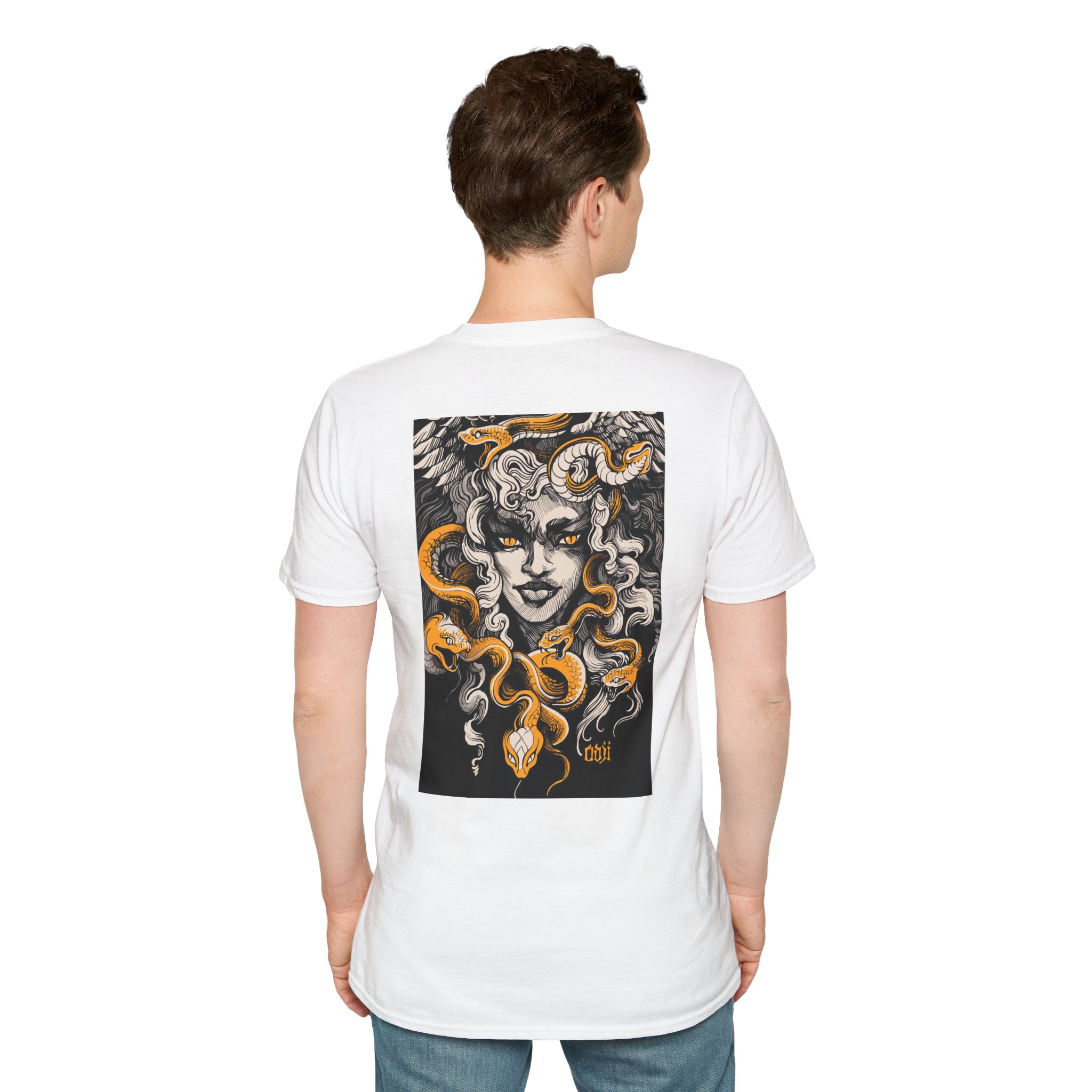 Copy of Skull Headdress T-Shirt — Ornate Day of the Dead Skull Graphic Tee - Image 3