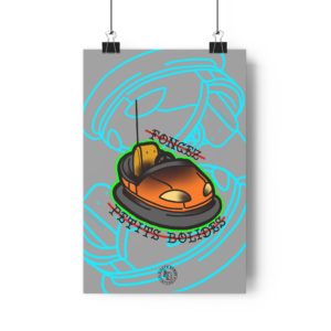 Print Foncez petits bolides par Lennie Barre