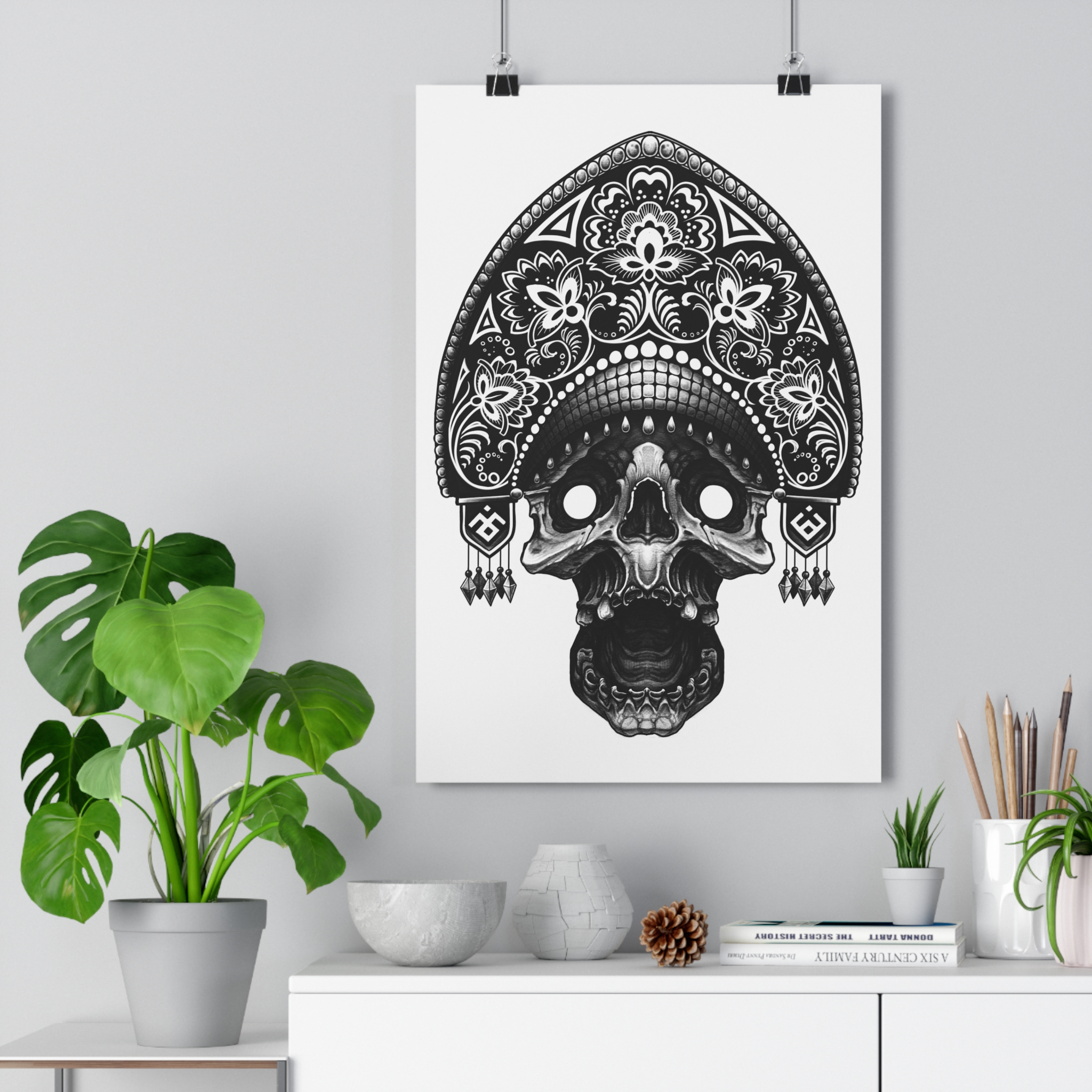 Print Slavic Skull par Max Toyer – Image 2