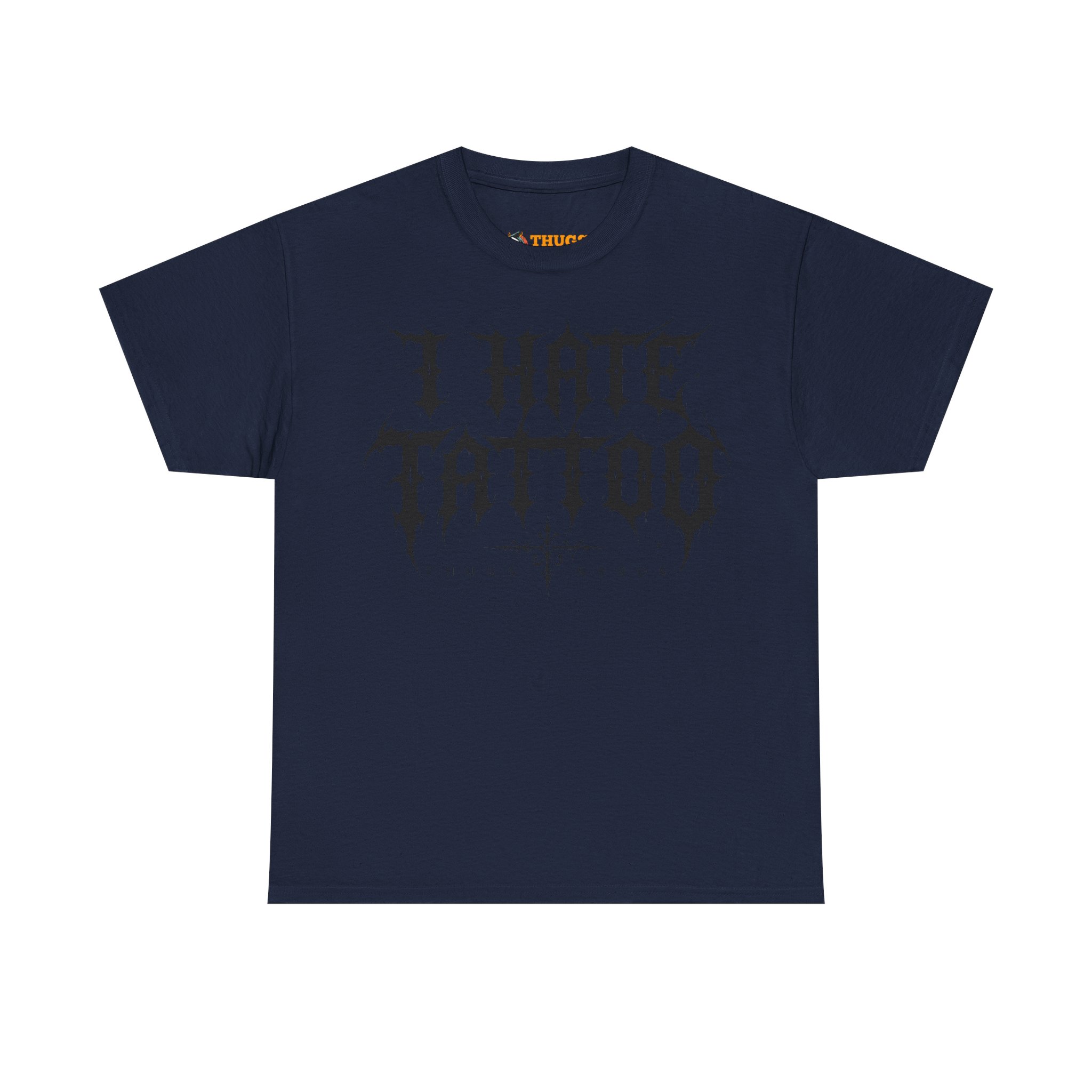 T-shirt I Hate Tattoo - Black par Thugs Nerds – Image 5