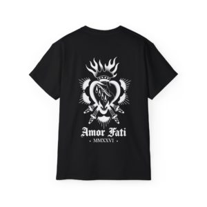 T-shirt Sacred Heart Amor Fati par Poorlyformed