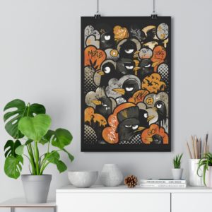 Print Field of blackbirds par Blackbird
