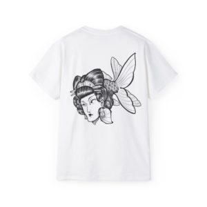 T-shirt Geisha Fish par Macak tattoo