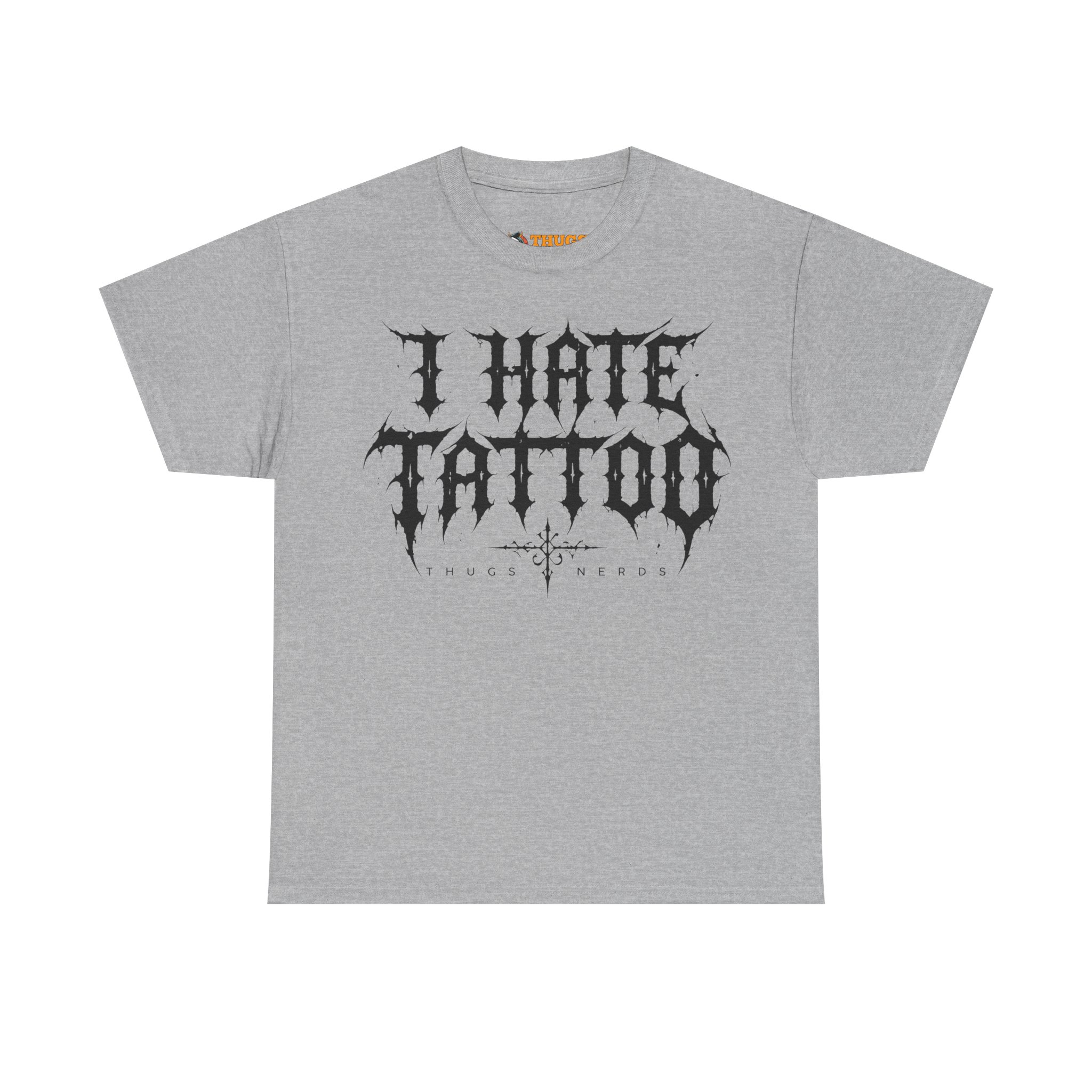 T-shirt I Hate Tattoo - Black par Thugs Nerds