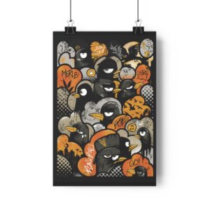 Print Field of blackbirds par Blackbird