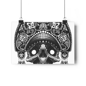 [Max Toyer] Print – Slavic Skull