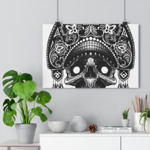 [Max Toyer] Print – Slavic Skull