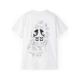 T-shirt Hannya et le parchemins de vie par Romain tattw