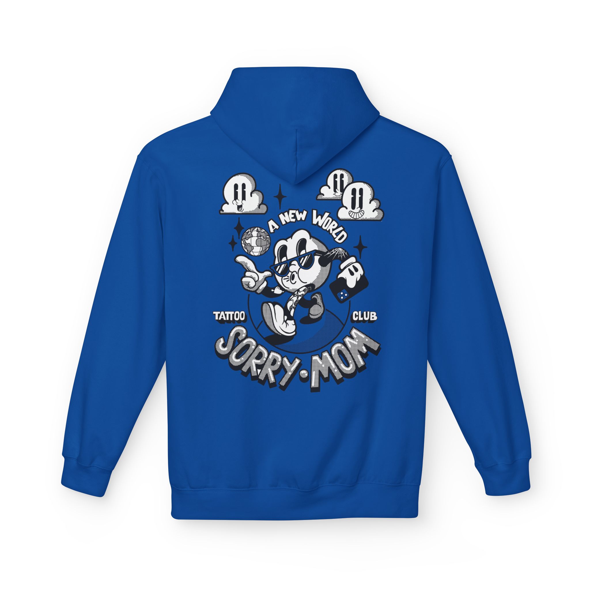 Hoodie A NEW WORLD par Sorry Mom