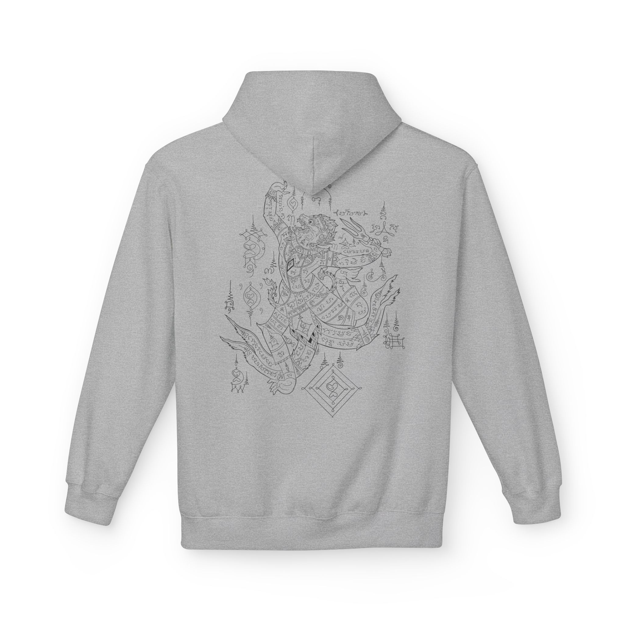 Hoodie Hanuman par Weecketattoo