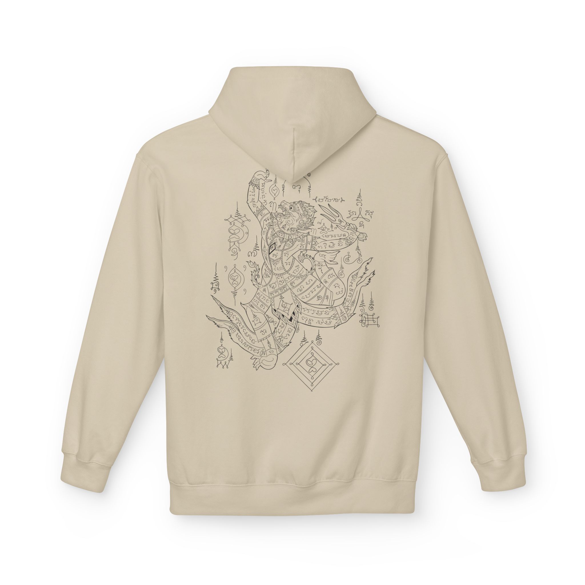 Hoodie Hanuman par Weecketattoo – Image 2