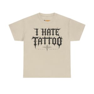 T-shirt I Hate Tattoo – Black par Thugs Nerds