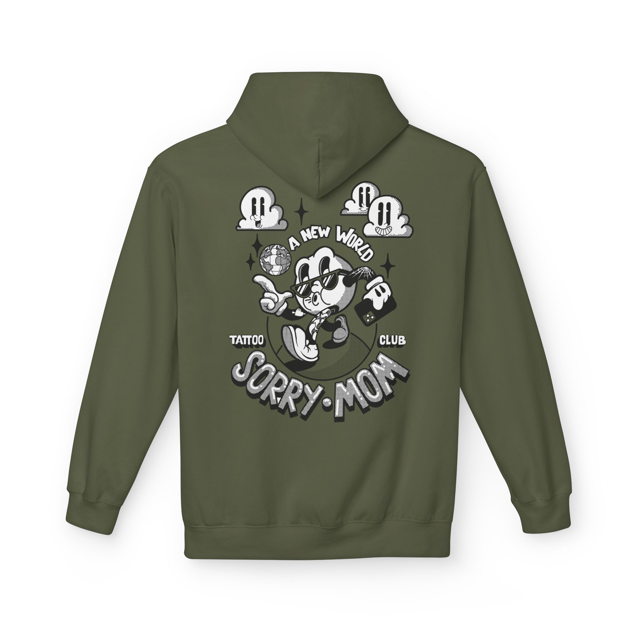 Hoodie A NEW WORLD par Sorry Mom – Image 9