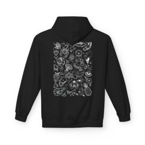 Hoodie MULTI FLASH par Topettedencre