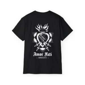 T-shirt Sacred Heart Amor Fati par Poorlyformed