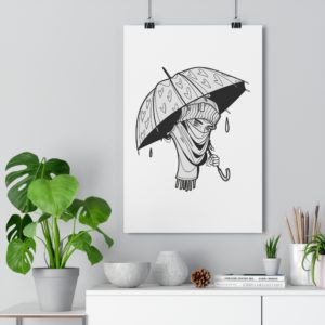Print Street woman par POUSSLAPUCK