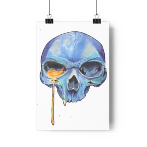 Art Print Chaude larme par Lo