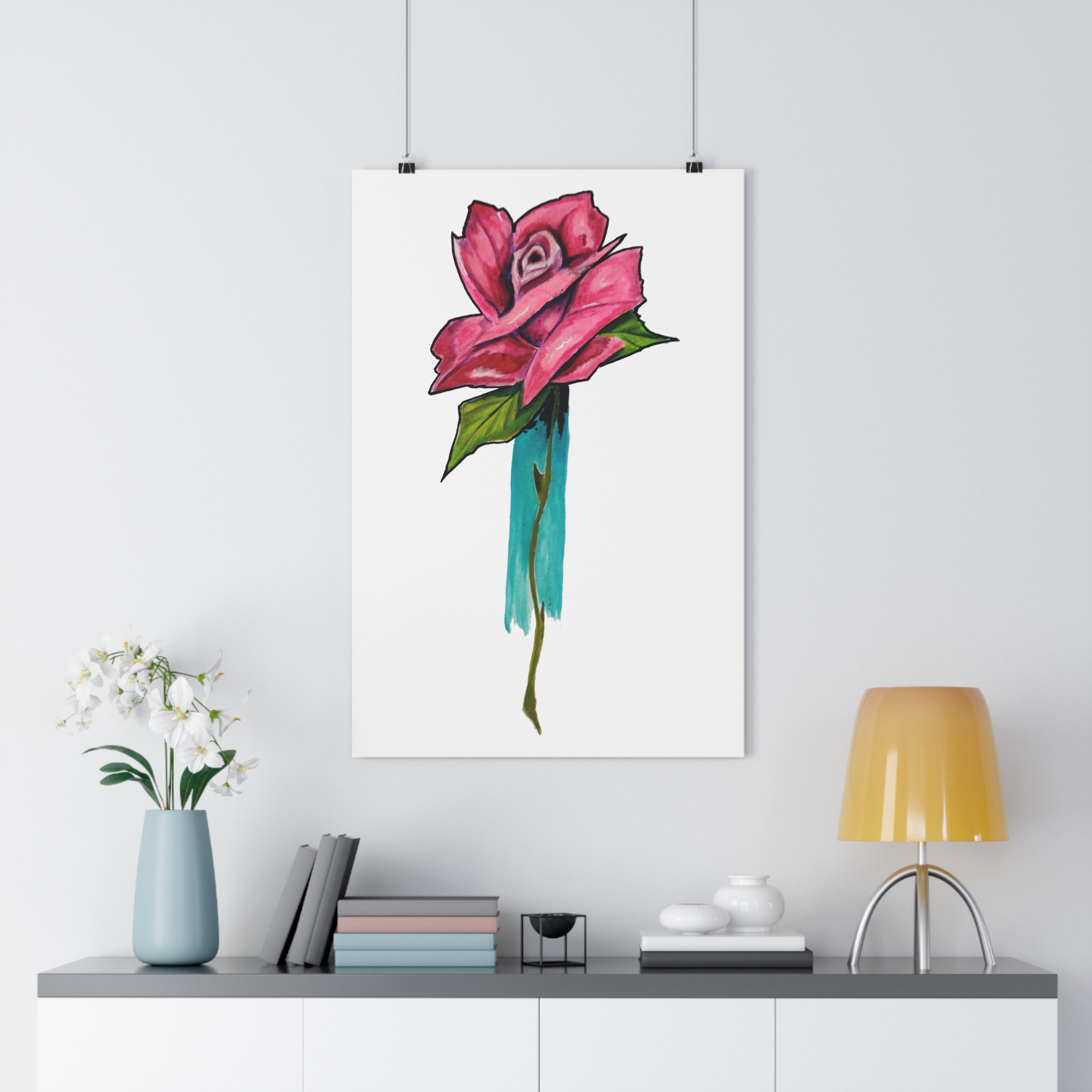 Art Print Rose par Lo – Image 3